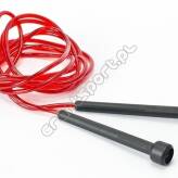 ALLRIGHT skakanka Speed Jump czerwona PVC
