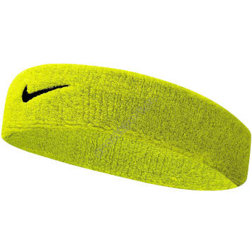 NIKE Swoosh opaska frotka na głowę limonka