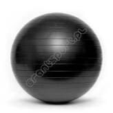 Piłka gimnastyczna ANTI-BURST 85 cm czarna + pompka